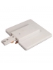Halo Compatible Live End with Canopy - White Color - Halo Track System - MasterLite H-LE6111-WH